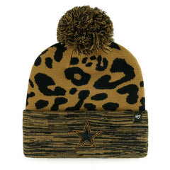 Dallas Cowboys '47 Women's Rosette Cuffed Knit Hat with Pom Tan - 47 brand