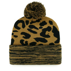 Dallas Cowboys '47 Women's Rosette Cuffed Knit Hat with Pom Tan - 47 brand