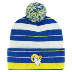 Los Angeles Rams '47 Powerline Cuffed Knit Hat with Pom Royal - 47 brand