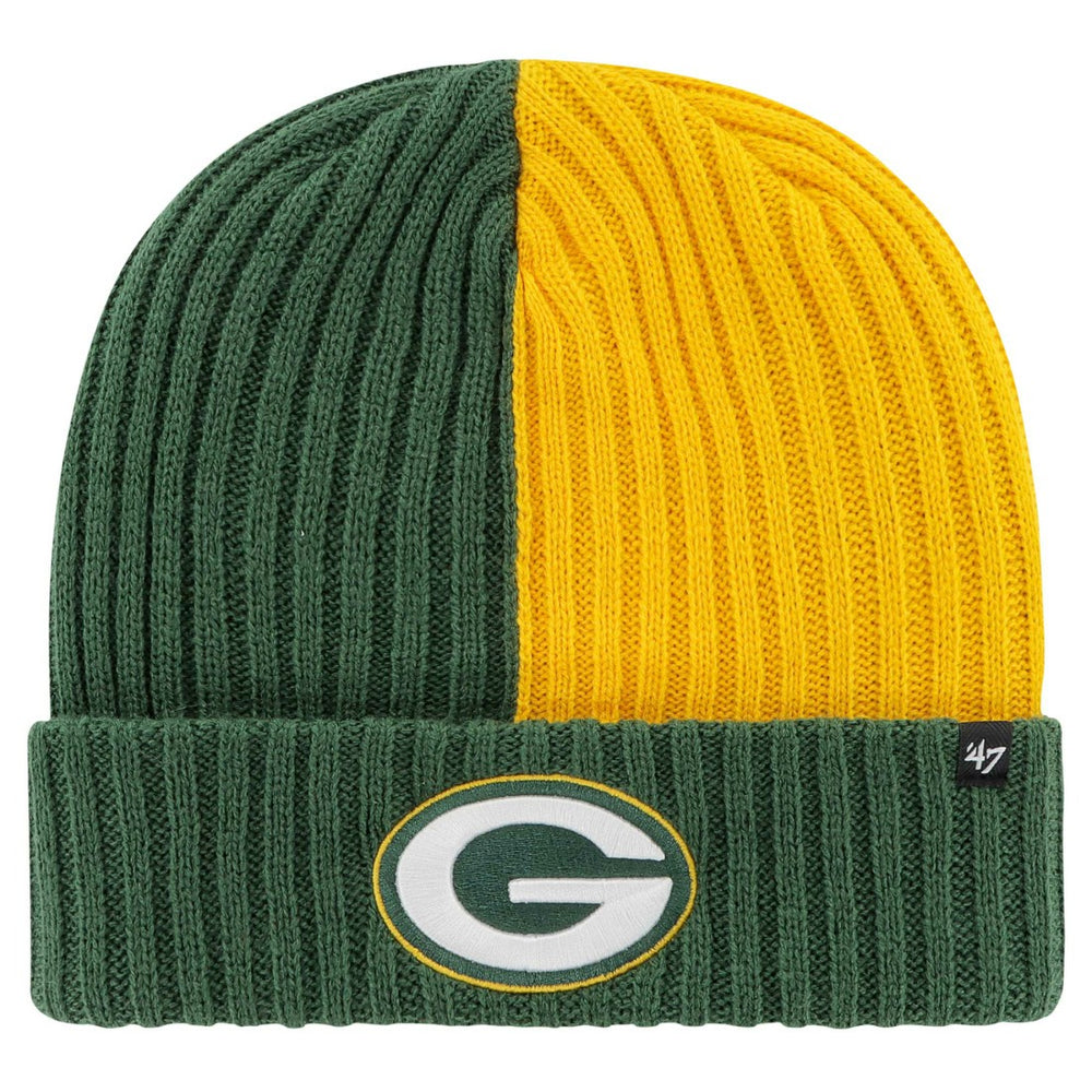 Green Bay Packers '47 Fracture Cuffed Knit Hat Green - 47 brand
