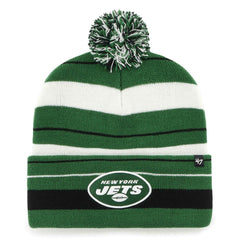 New York Jets '47 Powerline Cuffed Knit Hat with Pom Green - 47 brand
