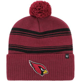 Arizona Cardinals '47 Fadeout Cuffed Knit Hat with Pom Cardinal - 47 brand