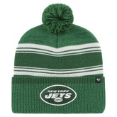 New York Jets '47 Fadeout Cuffed Knit Hat with Pom Green - 47 brand
