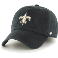 New Orleans Saints '47 Franchise Logo Fitted Hat Black - 47 brand