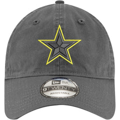 Dallas Cowboys New Era Volt 9TWENTY Adjustable Hat Graphite - NFL