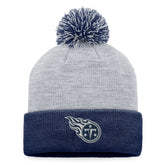 Tennessee Titans Women's Cuffed Knit Hat with Pom Gray - Fanatics