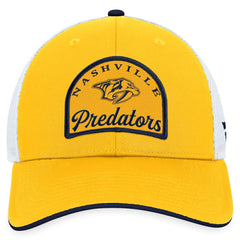 Nashville Predators - Fanatics Fundamental Adjustable Hat Gold/White