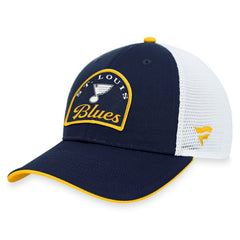 St. Louis Blues - Fanatics Fundamental Adjustable Hat Navy/White