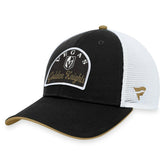 Vegas Golden Knights Fanatics Fundamental Adjustable Hat Black/White