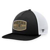 Vegas Golden Knights Fanatics Foam Front Patch Trucker Snapback Hat Black/White