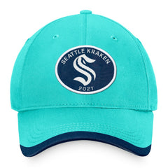 Seattle Kraken Fanatics Fundamental Adjustable Hat Light Blue