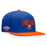 New York Islanders - Fanatics Fundamental Colorblocked Snapback Hat Royal/Orange