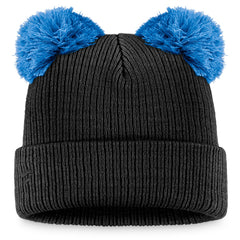Miami Marlins Fanatics Women's Double Pom Cuffed Knit Hat On Sale