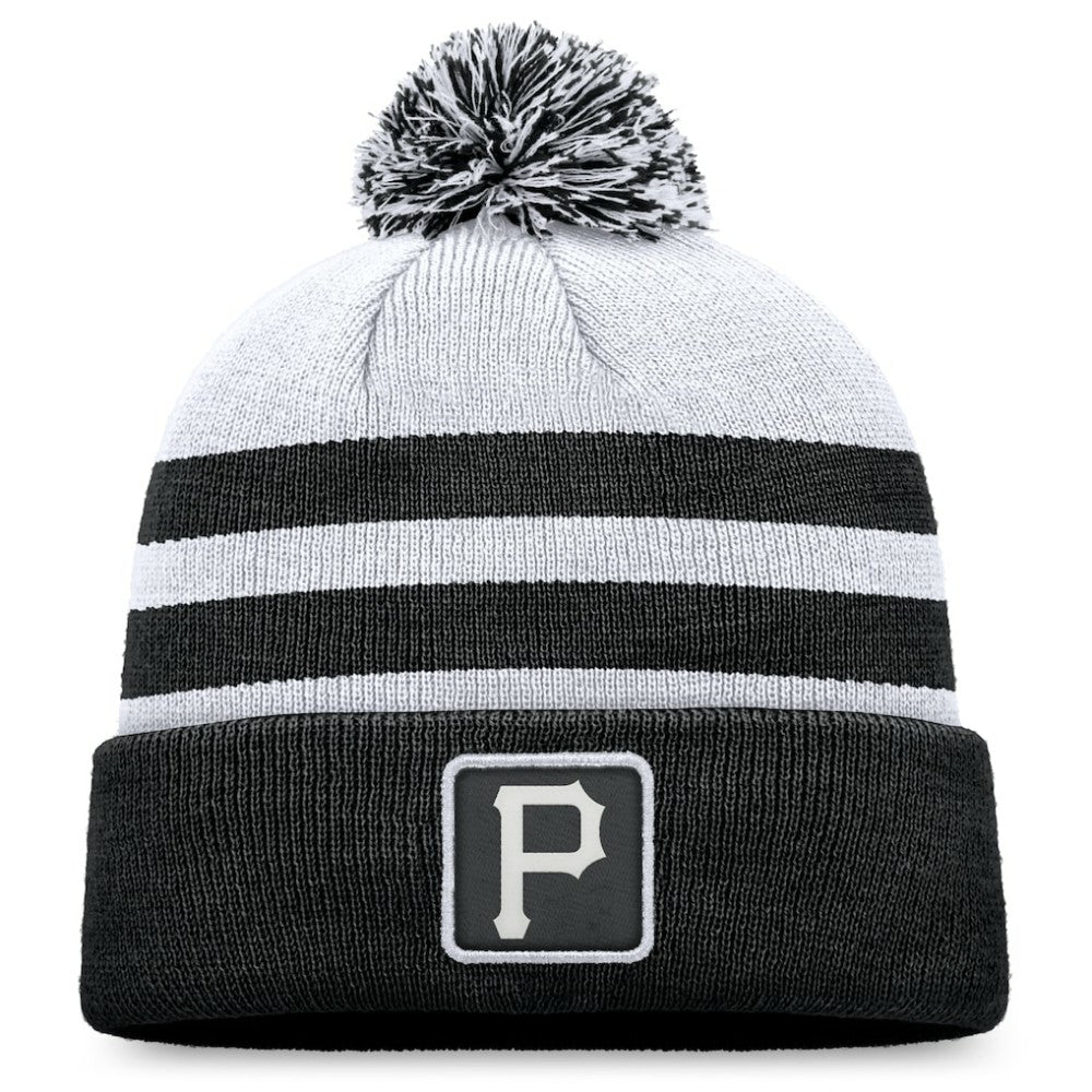 Pittsburgh Pirates Fanatics Cuffed Knit Hat with Pom discount