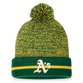 Athletics Fanatics Space-Dye Cuffed Knit Hat with Pom On Sale