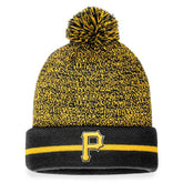 Pittsburgh Pirates Fanatics Space-Dye Cuffed Knit Hat with Pom Clearance