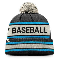 Miami Marlins Fanatics Hometown Slogan Cuffed Knit Hat with Pom On Sale