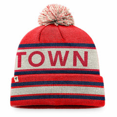 Washington Nationals Fanatics Hometown Slogan Cuffed Knit Hat with Pom Lifestyle