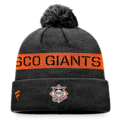 San Francisco Giants Fanatics League Logo Cuffed Knit Hat with Pom Lifestyle