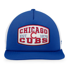 Chicago Cubs Fanatics Foam Front Patch Trucker Snapback Hat for sale