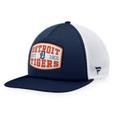 Detroit Tigers Fanatics Foam Front Patch Trucker Snapback Hat Lifestyle