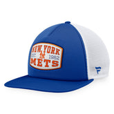 New York Mets Fanatics Foam Front Patch Trucker Snapback Hat Lifestyle