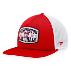 Washington Nationals Fanatics Foam Front Patch Trucker Snapback Hat Clearance