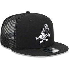 Dallas Cowboys New Era Retro Joe Main Trucker 9FIFTY Snapback Hat Black - NFL