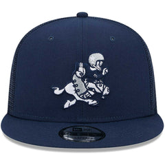 Dallas Cowboys New Era Retro Joe Main Trucker 9FIFTY Snapback Hat Navy - NFL