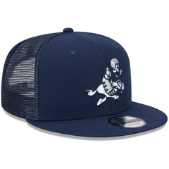 Dallas Cowboys New Era Retro Joe Main Trucker 9FIFTY Snapback Hat Navy - NFL