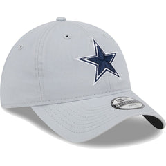 Dallas Cowboys New Era Youth Main Core Classic 2.0 9TWENTY Adjustable Hat Gray - NFL