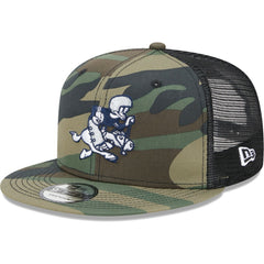 Dallas Cowboys New Era Retro Joe Main Trucker 9FIFTY Snapback Hat Camo - NFL
