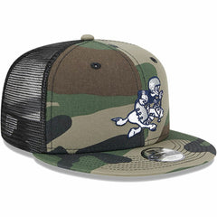Dallas Cowboys New Era Youth Retro Joe Main Trucker 9FIFTY Snapback Hat Camo - NFL