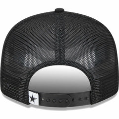 Dallas Cowboys New Era Main Trucker 9FIFTY Snapback Hat Black - NFL