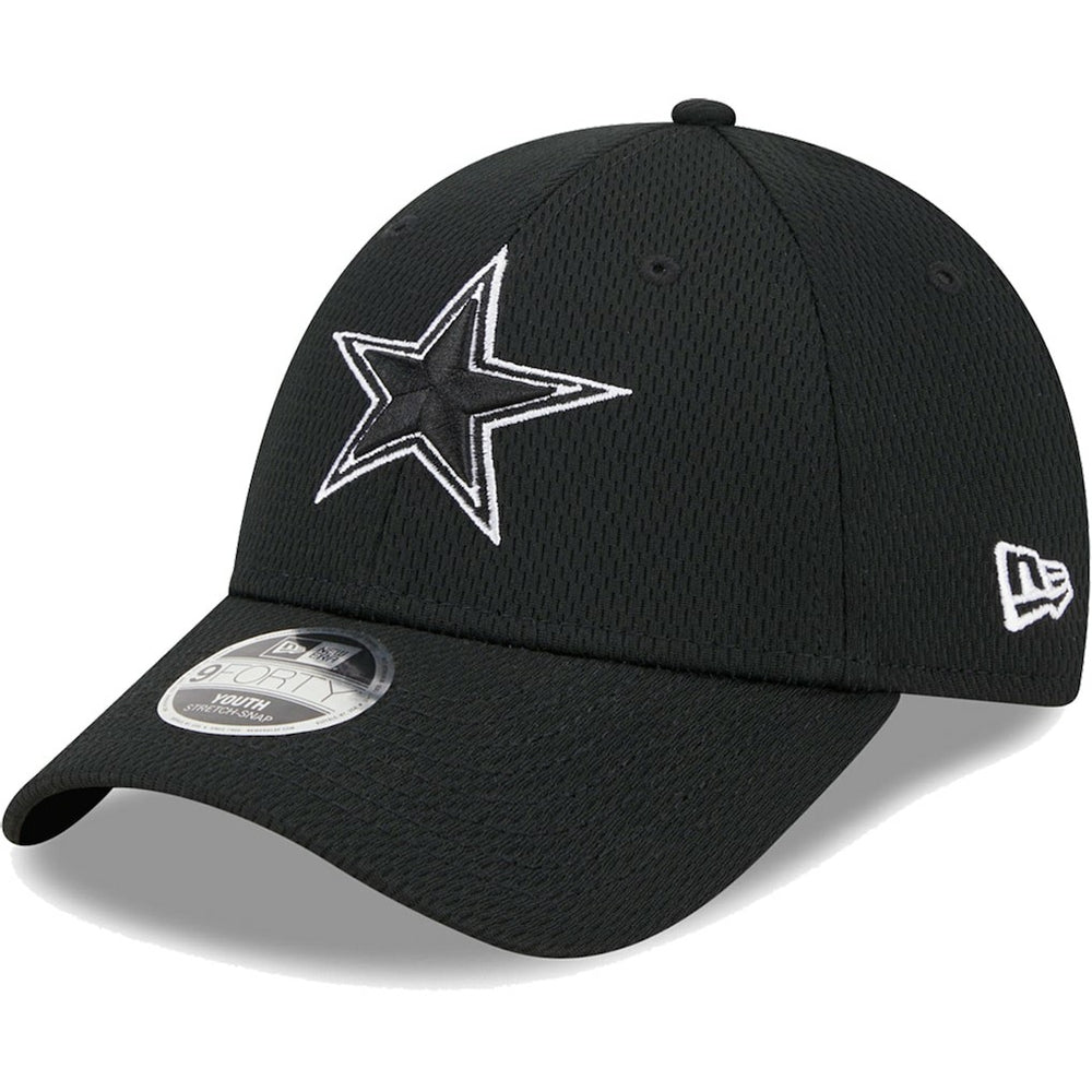 Dallas Cowboys New Era Youth Main B-Dub 9FORTY Adjustable Hat Black - NFL