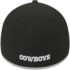 Dallas Cowboys New Era Main 39THIRTY Flex Hat Black - NFL