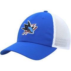 San Jose Sharks - adidas Color Pop Trucker Adjustable Hat Blue