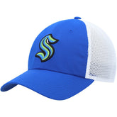 Seattle Kraken adidas Color Pop Trucker Adjustable Hat Blue