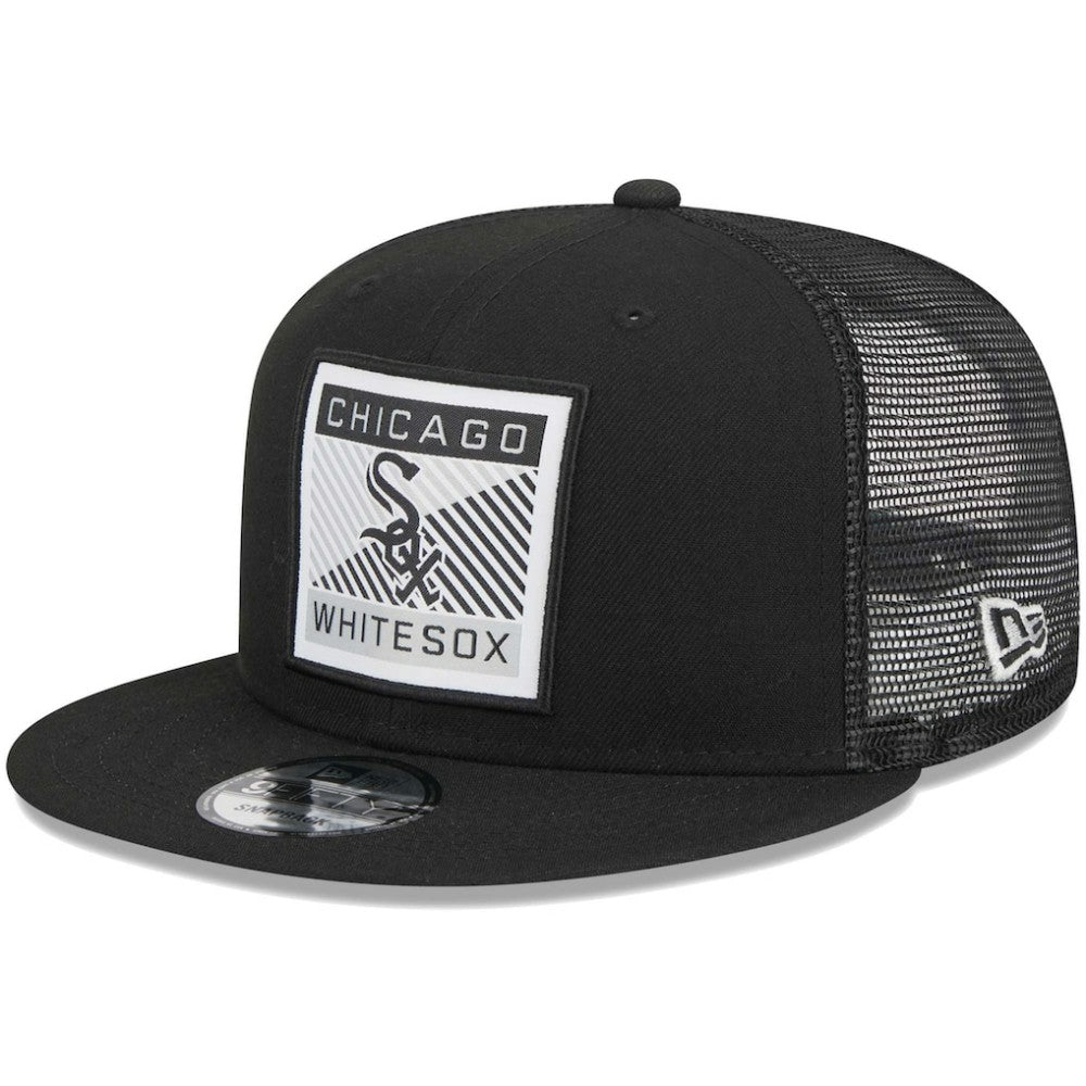 Chicago White Sox New Era Scratch Squared Trucker 9FIFTY Snapback Hat Clearance