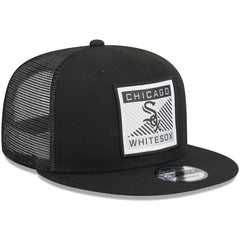 Chicago White Sox New Era Scratch Squared Trucker 9FIFTY Snapback Hat Clearance