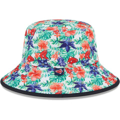 Boston Red Sox New Era Tropic Floral Bucket Hat Lifestyle