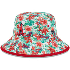 Los Angeles Angels New Era Tropic Floral Bucket Hat On Sale
