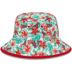 Los Angeles Angels New Era Tropic Floral Bucket Hat On Sale
