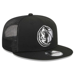 New Era - Dallas Mavericks 9FIFTY Snapback Trucker Hat - Black