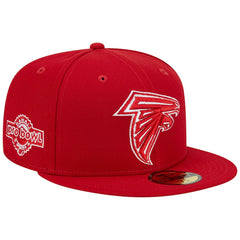 Atlanta Falcons New Era 1994 Hawaii Pro Bowl Main Patch 59FIFTY Fitted Hat Scarlet - NFL