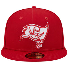 Tampa Bay Buccaneers New Era Super Bowl XXXVII Main Patch 59FIFTY Fitted Hat Scarlet - NFL