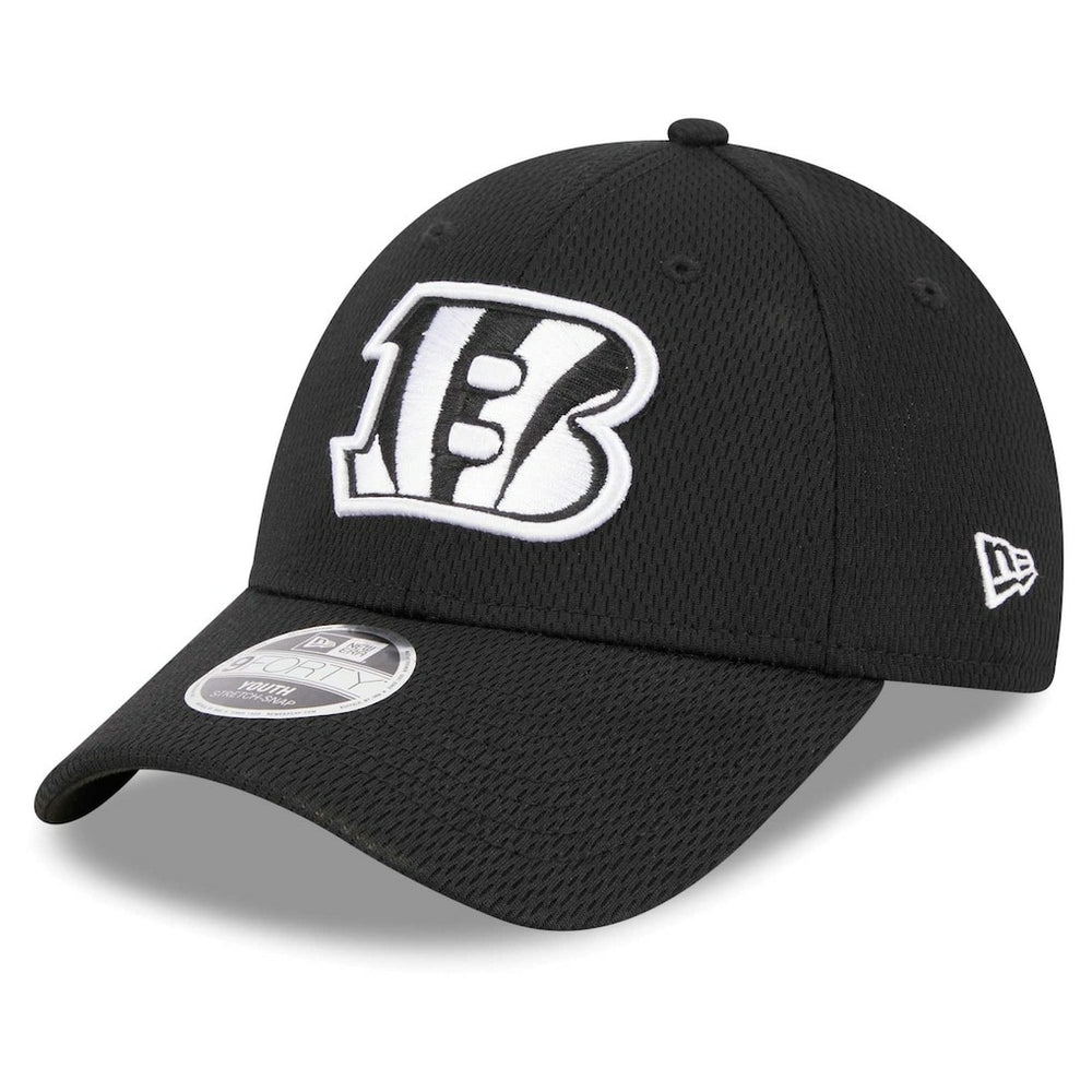 Cincinnati Bengals New Era Youth Main B-Dub 9FORTY Adjustable Hat Black - NFL