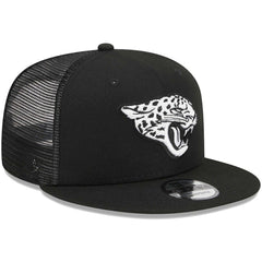 Jacksonville Jaguars New Era Main Trucker 9FIFTY Snapback Hat Black - NFL