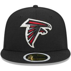 Atlanta Falcons New Era Youth Main 59FIFTY Fitted Hat Black - NFL