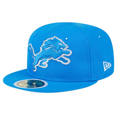 Detroit Lions New Era Main 59FIFTY Fitted Hat Blue - NFL